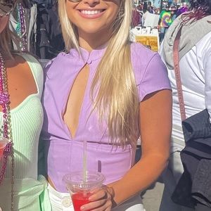 Purple asos top